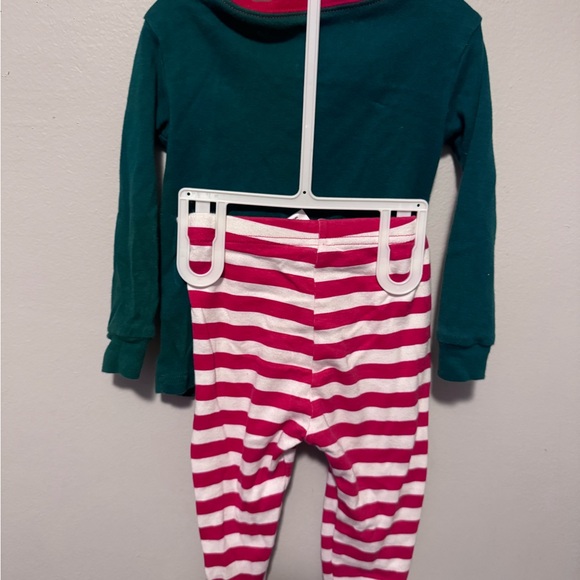 The Children's Place Green and Red Elf Pajama Set - Picture 2 of 2